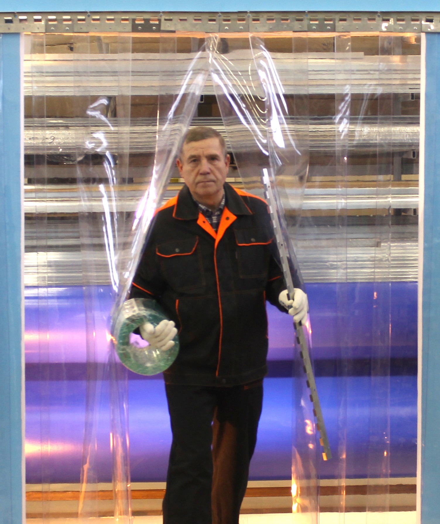 Полосовые ПВХ завесы